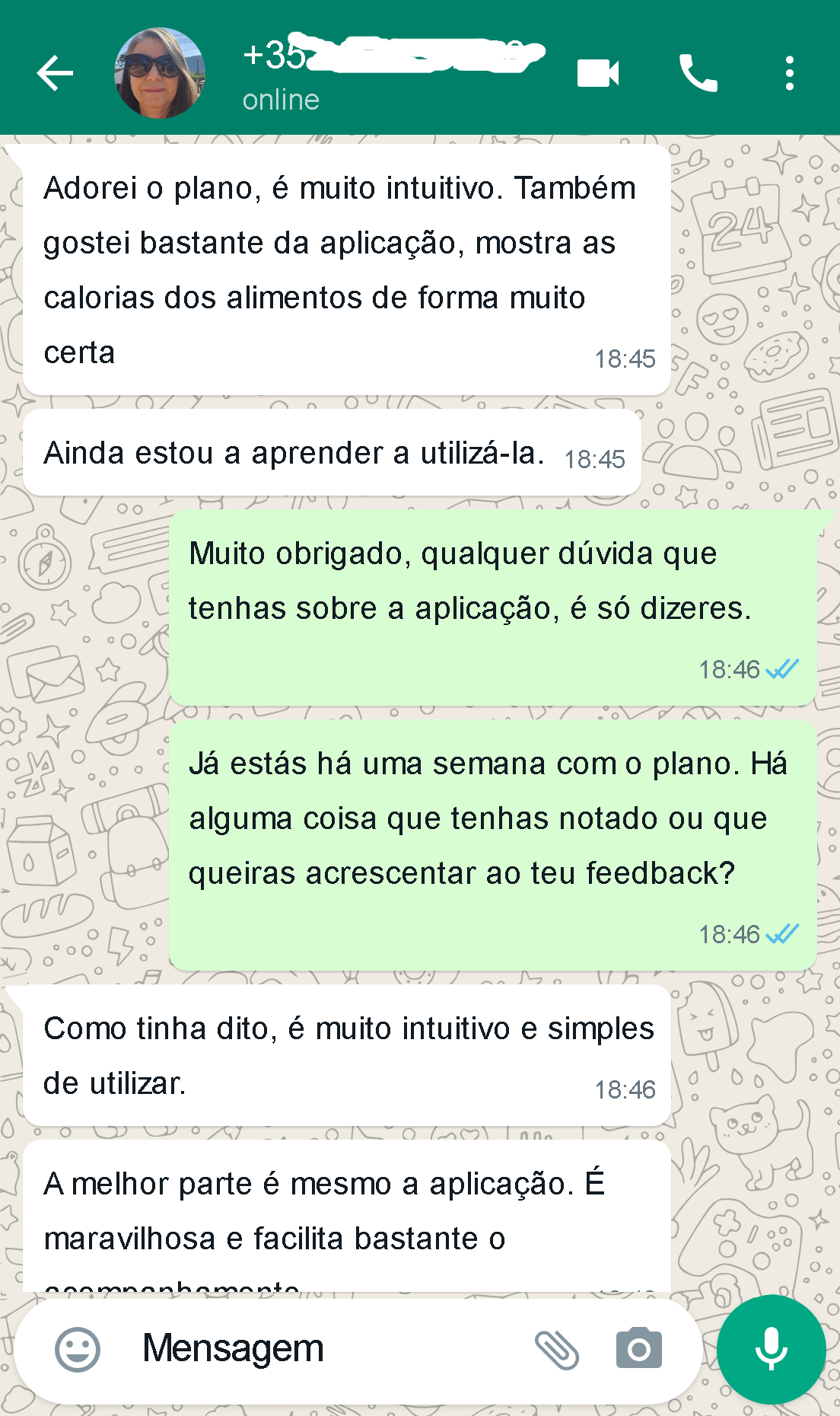 Conversa com cliente 2