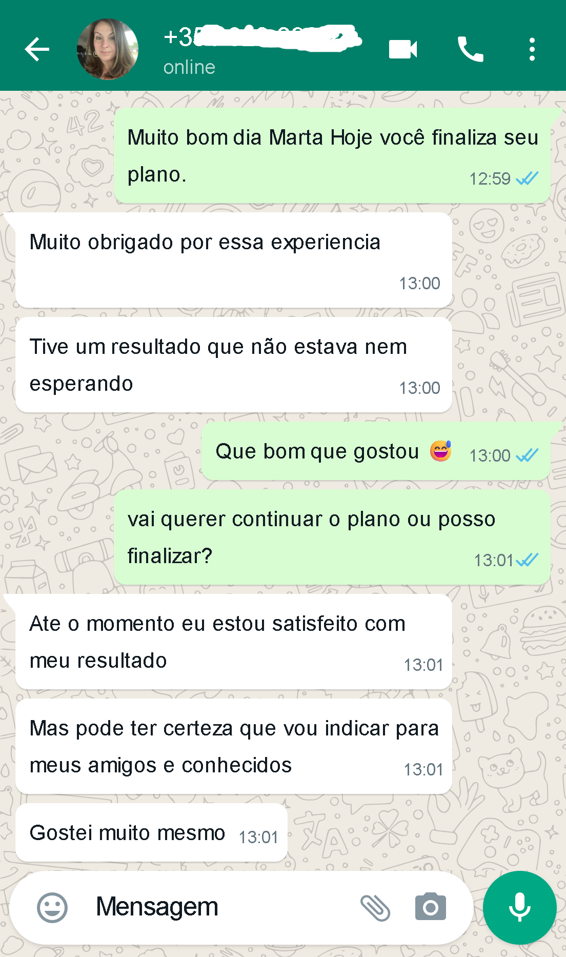 Conversa com cliente 4